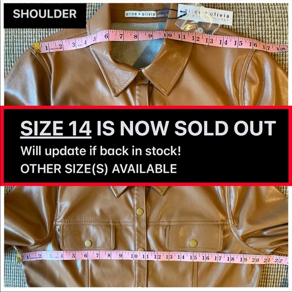 Alice + Olivia Miranda Vegan Leather Tie Waist Brown Mini Dress - Picture 10 of 16